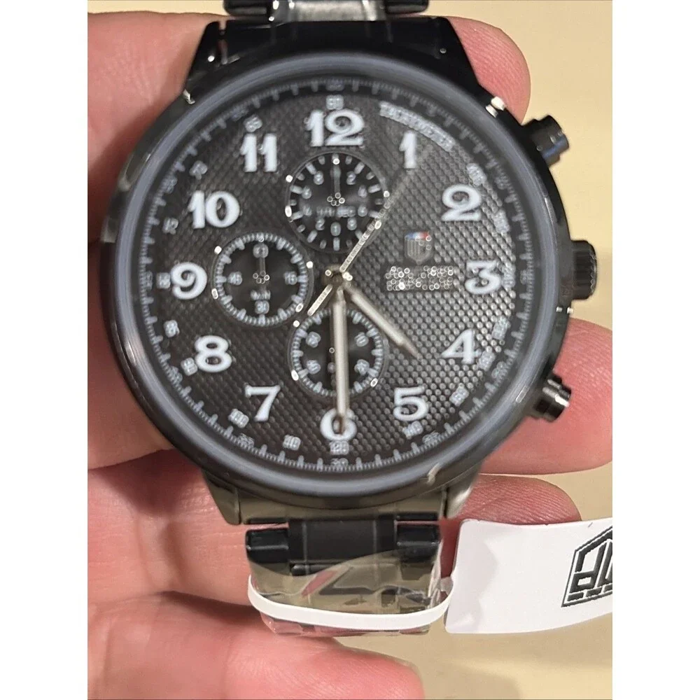Montres Prestige 44MM MPW-0322 Mens Watch Black New In Box